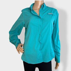 Columbia PFG‎ Blue Fishing Shirt
